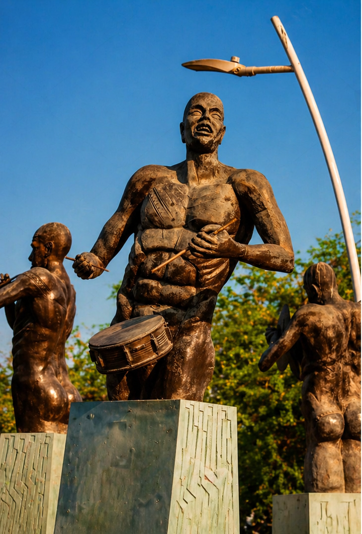 Monumento al porro en Montería